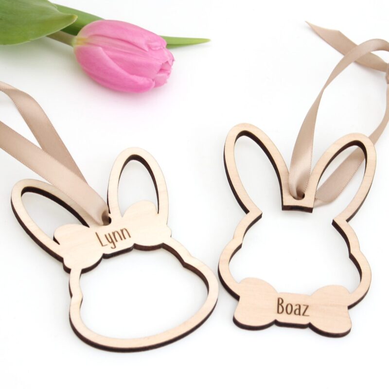 Paashanger Konijntje met strik