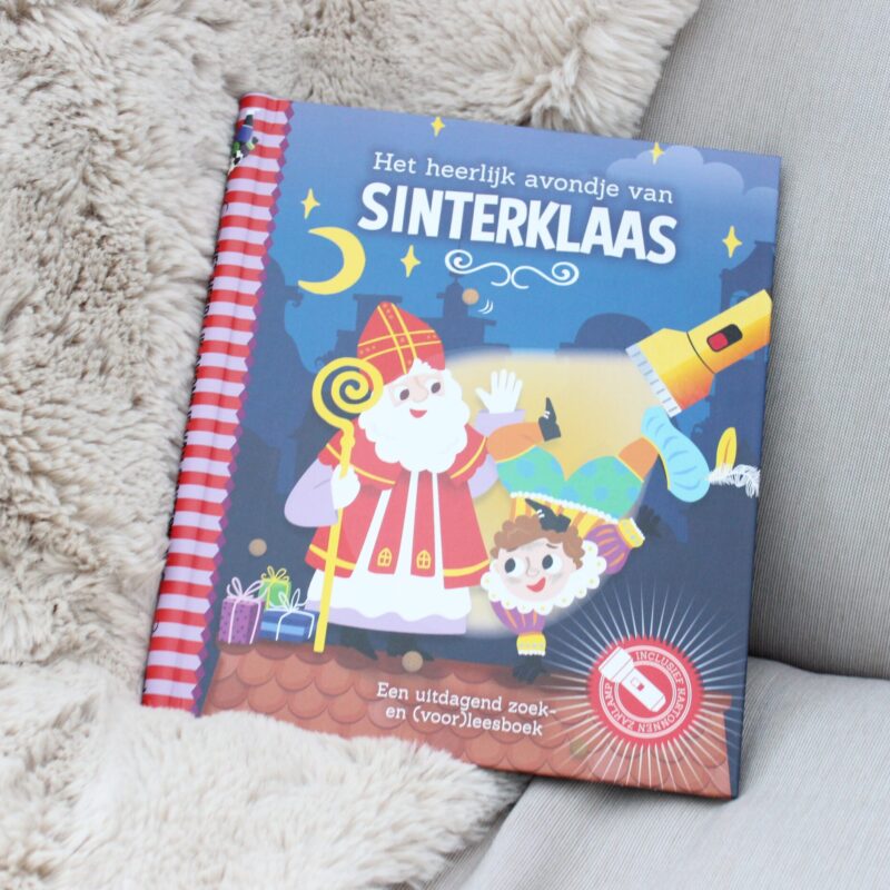 Zaklampboek Het heerlijk avondje van Sinterklaas