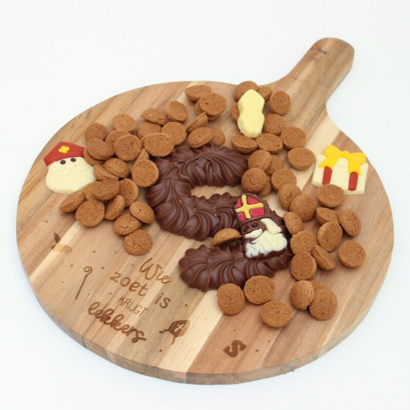 Borrelplank Sinterklaas rond