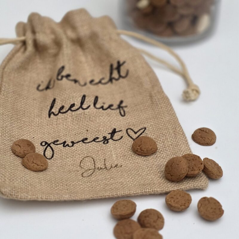 Pepernootzakje met naam