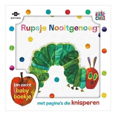 Rupsje Nooitgenoeg, zacht babyboekje