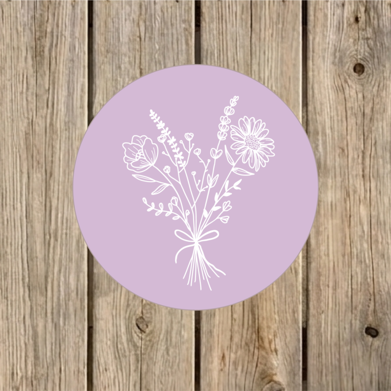 Tuincirkel bloemen 20 cm pastel