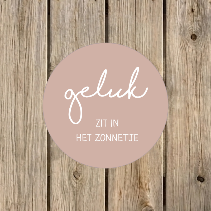 Tuincirkel Geluk 20 cm oudroze